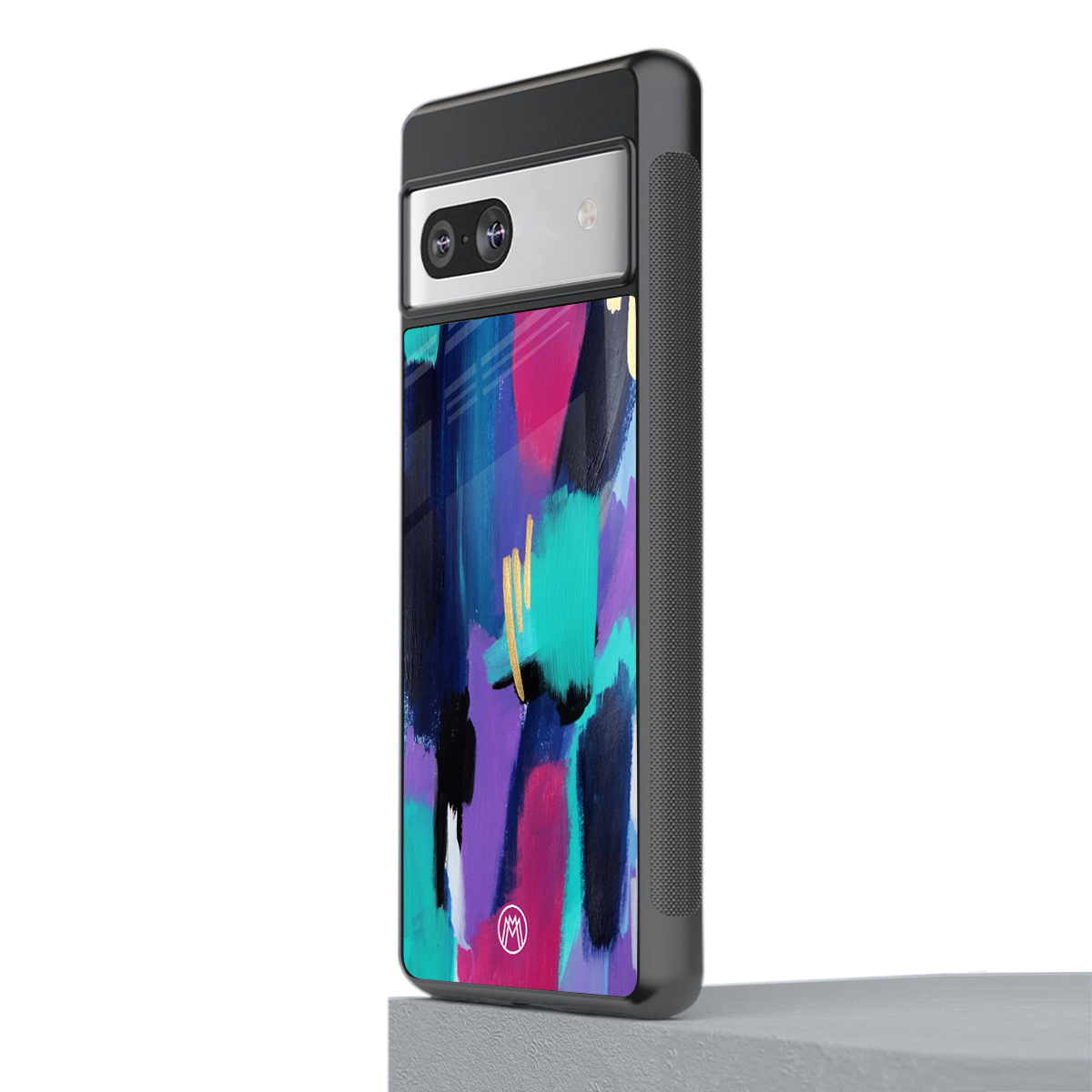 glitz back phone cover | glass case for Google Pixel 7A