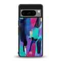 glitz back phone cover | glass case for google pixel 8 pro