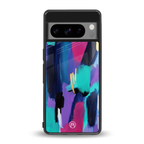 glitz back phone cover | glass case for google pixel 8 pro