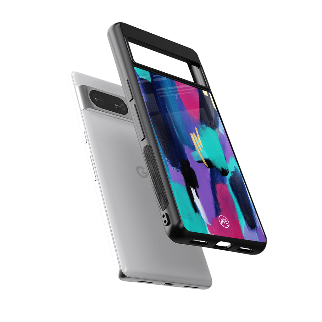 glitz back phone cover | glass case for Google Pixel 8