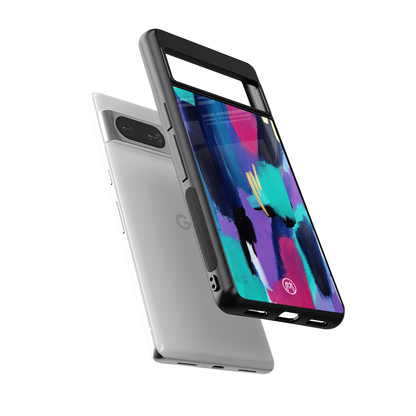 glitz back phone cover | glass case for Google Pixel 8