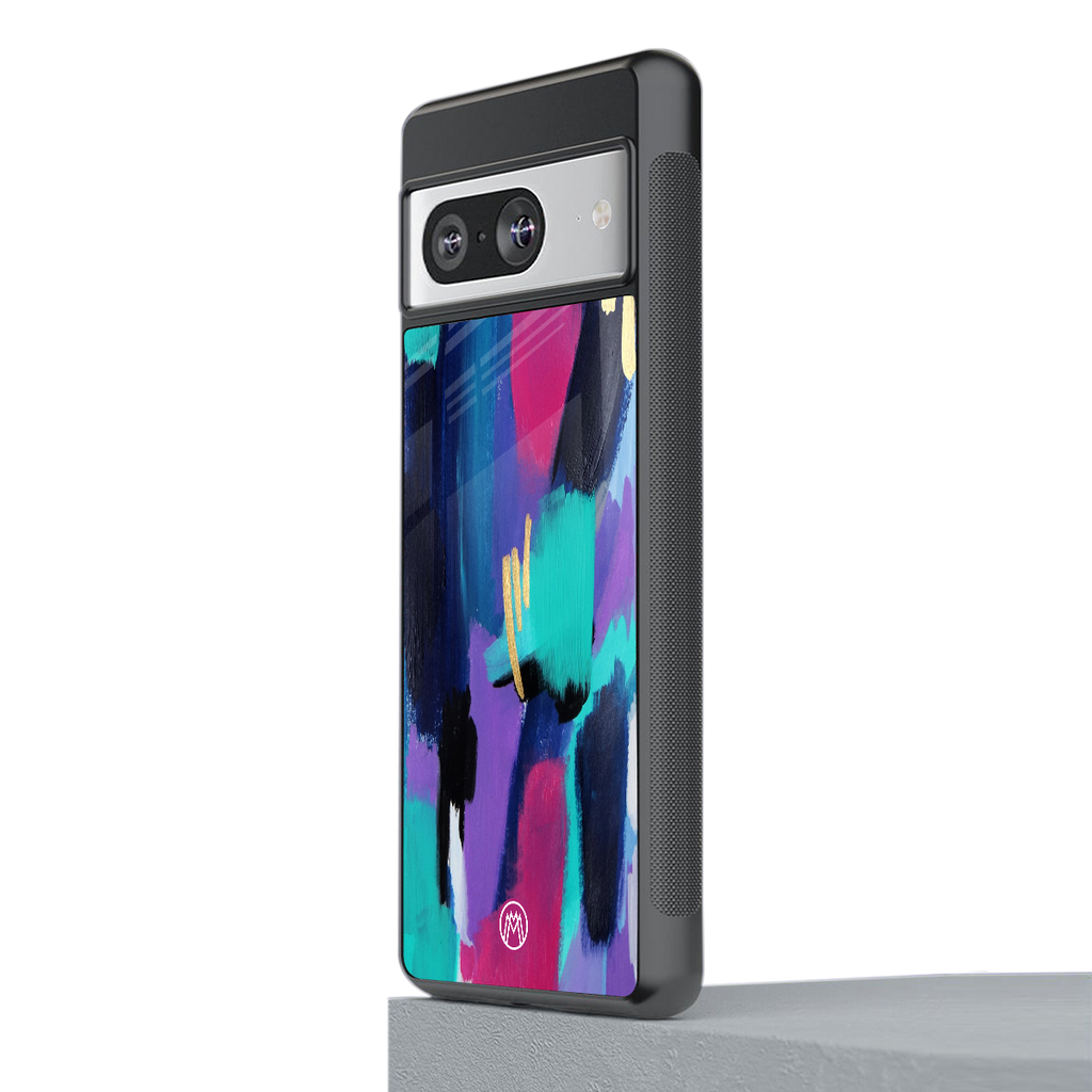 glitz back phone cover | glass case for Google Pixel 8