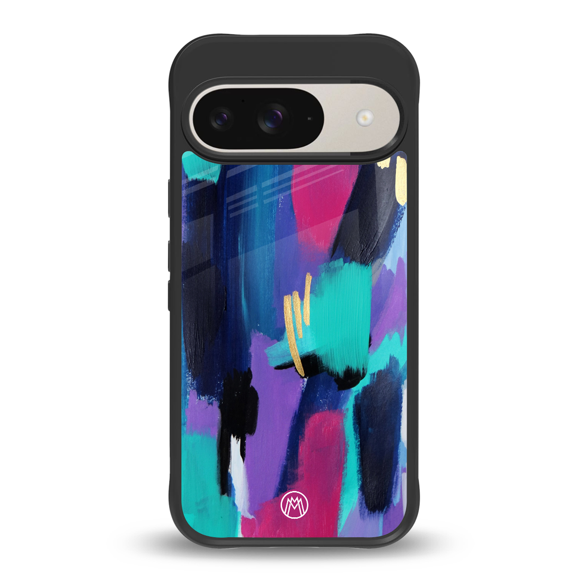 glitz back phone cover | glass case for google pixel 9