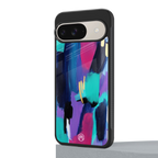 glitz back phone cover | glass case for google pixel 9