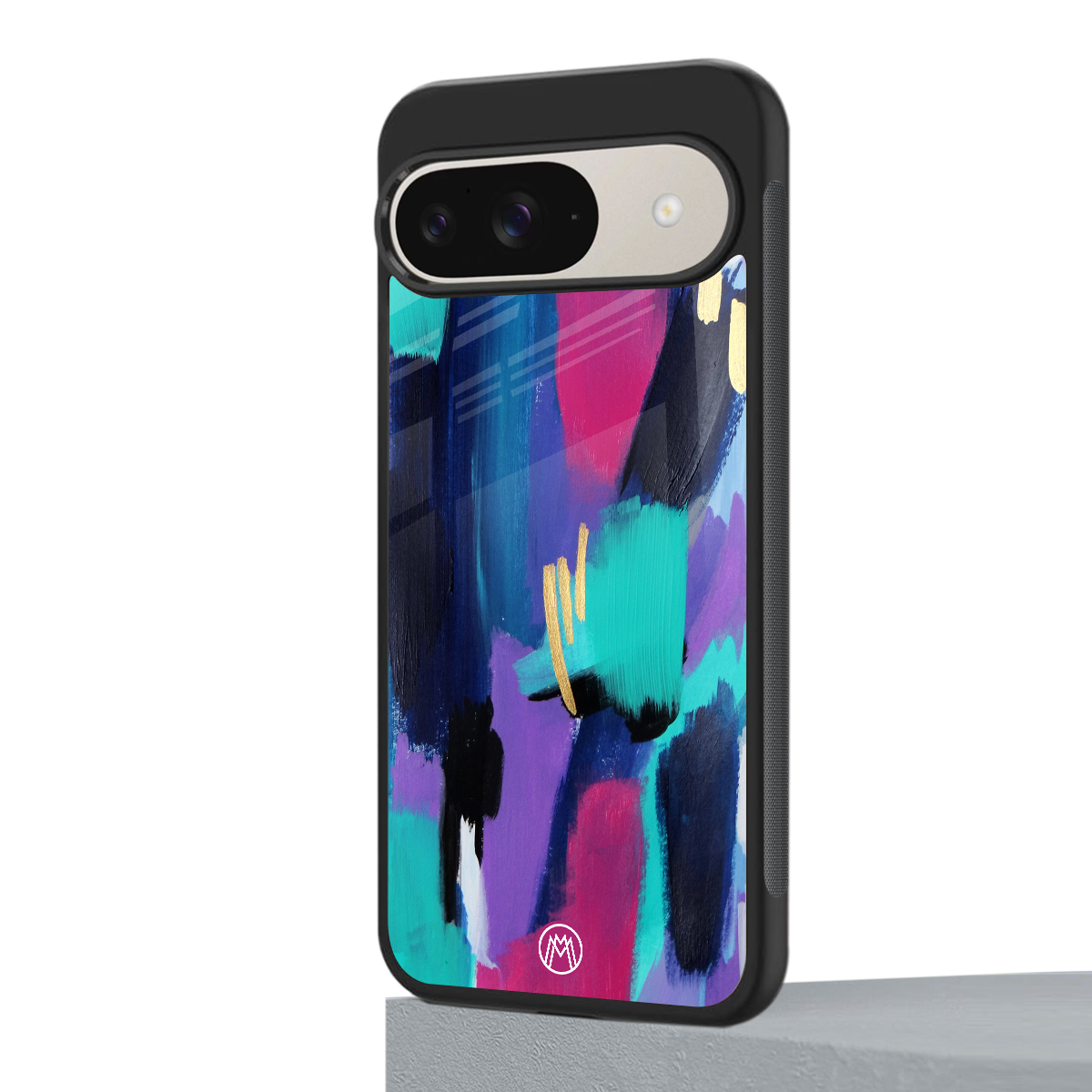 glitz back phone cover | glass case for google pixel 9