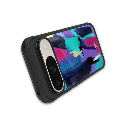 glitz back phone cover | glass case for google pixel 9