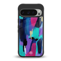 glitz back phone cover | glass case for google pixel 9 pro