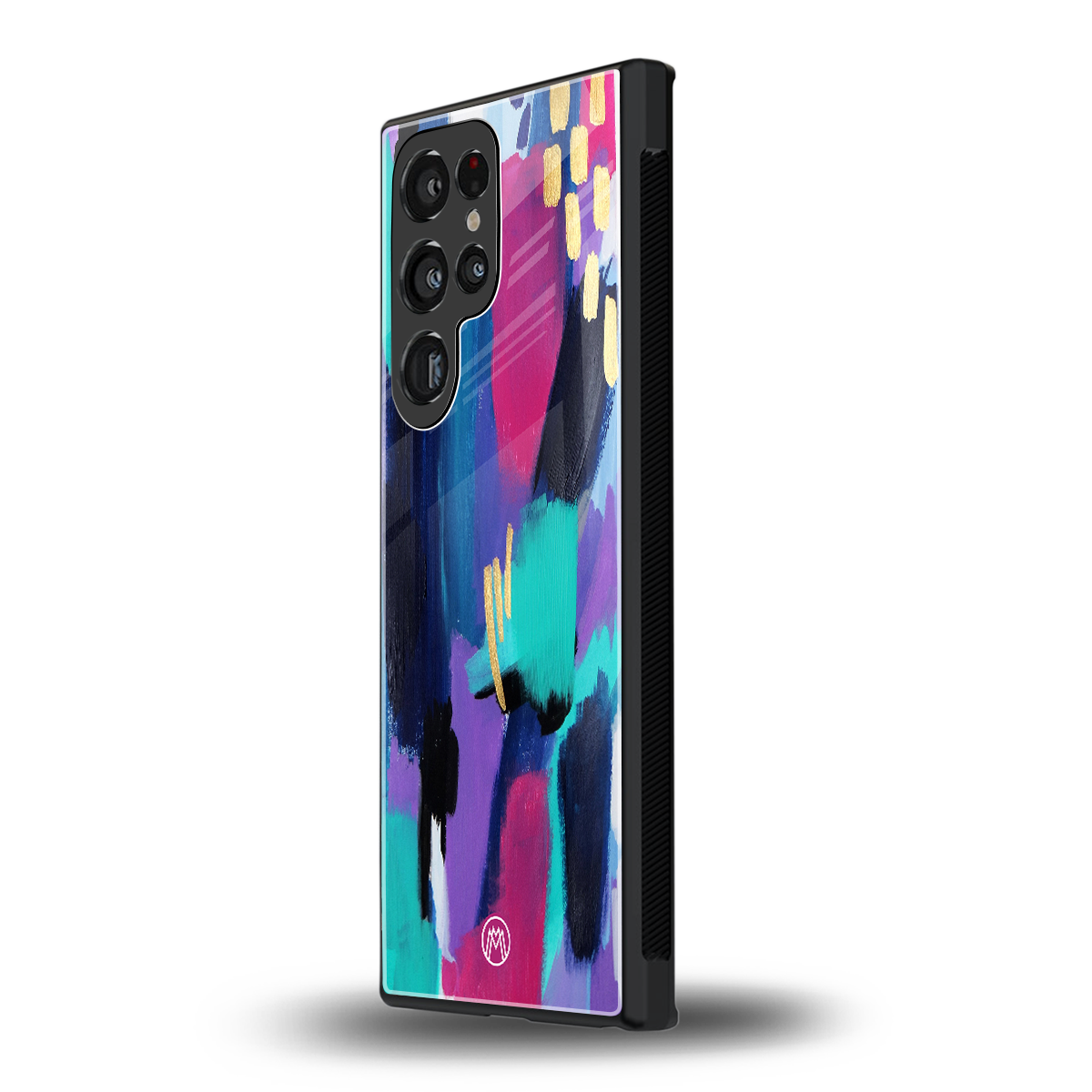 glitz back phone cover | glass case for samsung galaxy s23 ultra