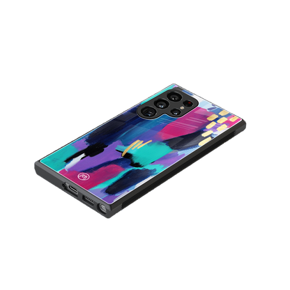 glitz back phone cover | glass case for samsung galaxy s23 ultra