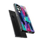 glitz back phone cover | glass case for samsung galaxy s25 ultra