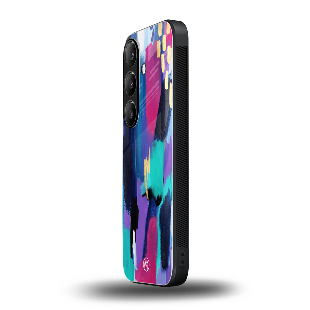 glitz back phone cover | glass case for samsung galaxy s24