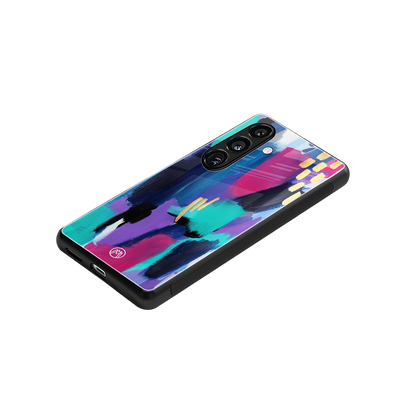 glitz back phone cover | glass case for samsung galaxy s24 fe