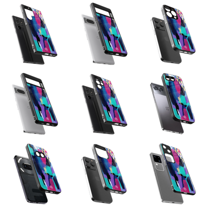 Durable Glass Back Mobile Case for iPhone, Samsung, OnePlus, Google Pixel, Redmi, Vivo, Oppo