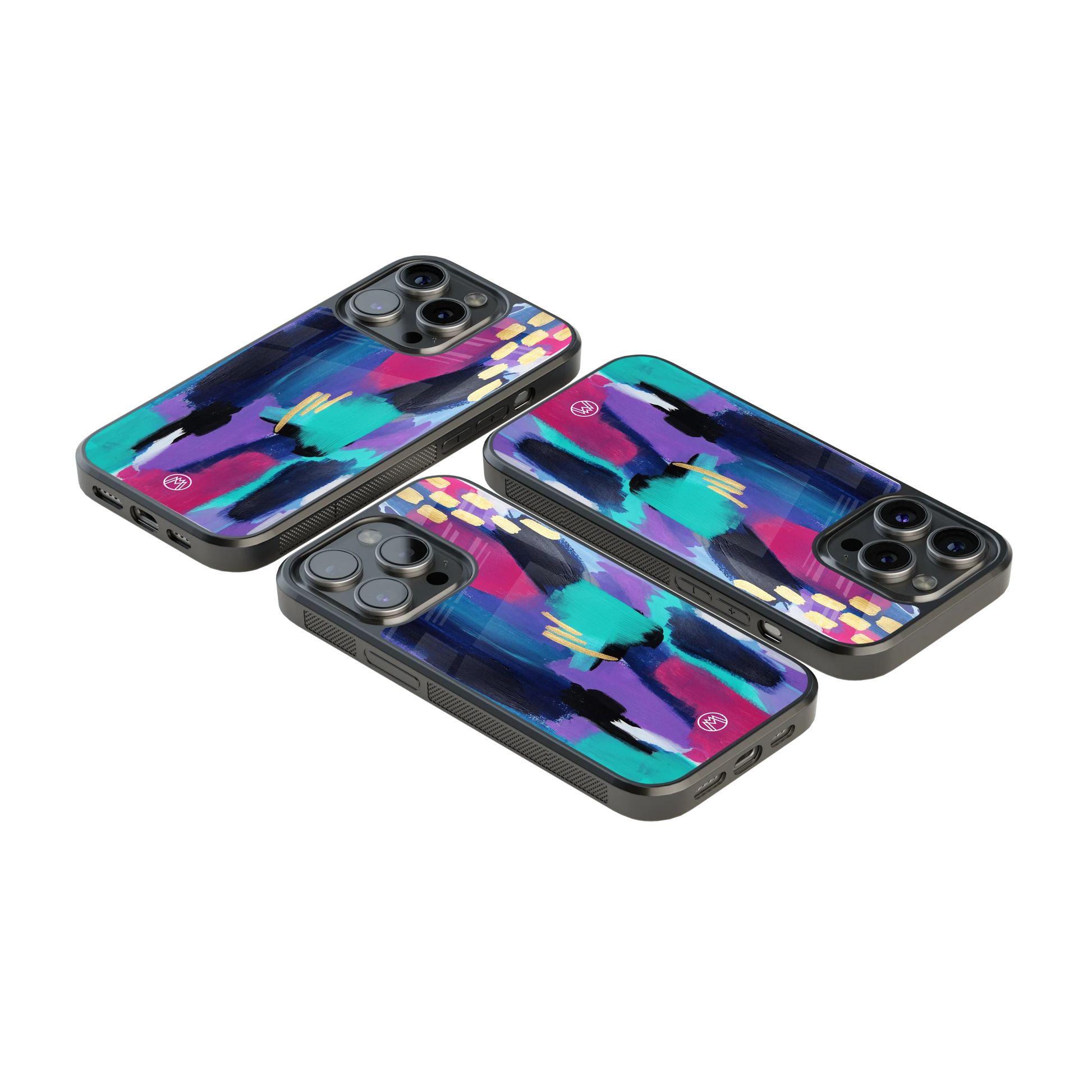 Luxury Glass Back Mobile Cover for iPhone, Samsung Galaxy, OnePlus, Pixel, Redmi & More