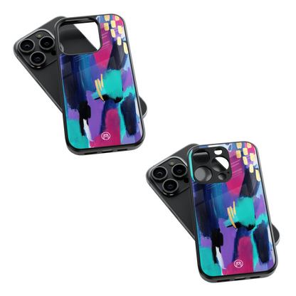 Trendy Glass Back Mobile Case for iPhone, Samsung, Redmi, OnePlus, Google Pixel, Motorola