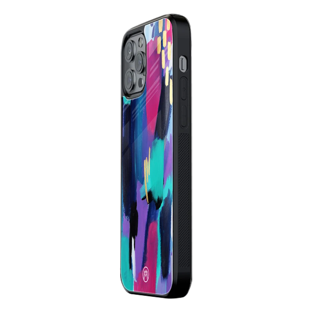 Slim Glass Back Phone Case for Multiple Brands – iPhone, Samsung, Redmi, OnePlus, Oppo, Vivo