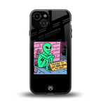 go home alien back phone cover | glass case for iphone 13