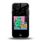 go home alien back phone cover | glass case for iphone 15 plus