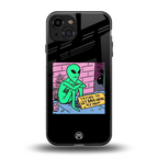 go home alien back phone cover | glass case for iphone 15