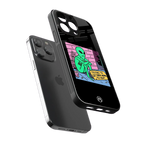 go home alien back phone cover | glass case for iphone 16 pro max
