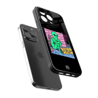 go home alien back phone cover | glass case for iphone 16 pro