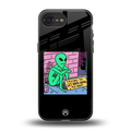 go home alien back phone cover | glass case for iphone 16e