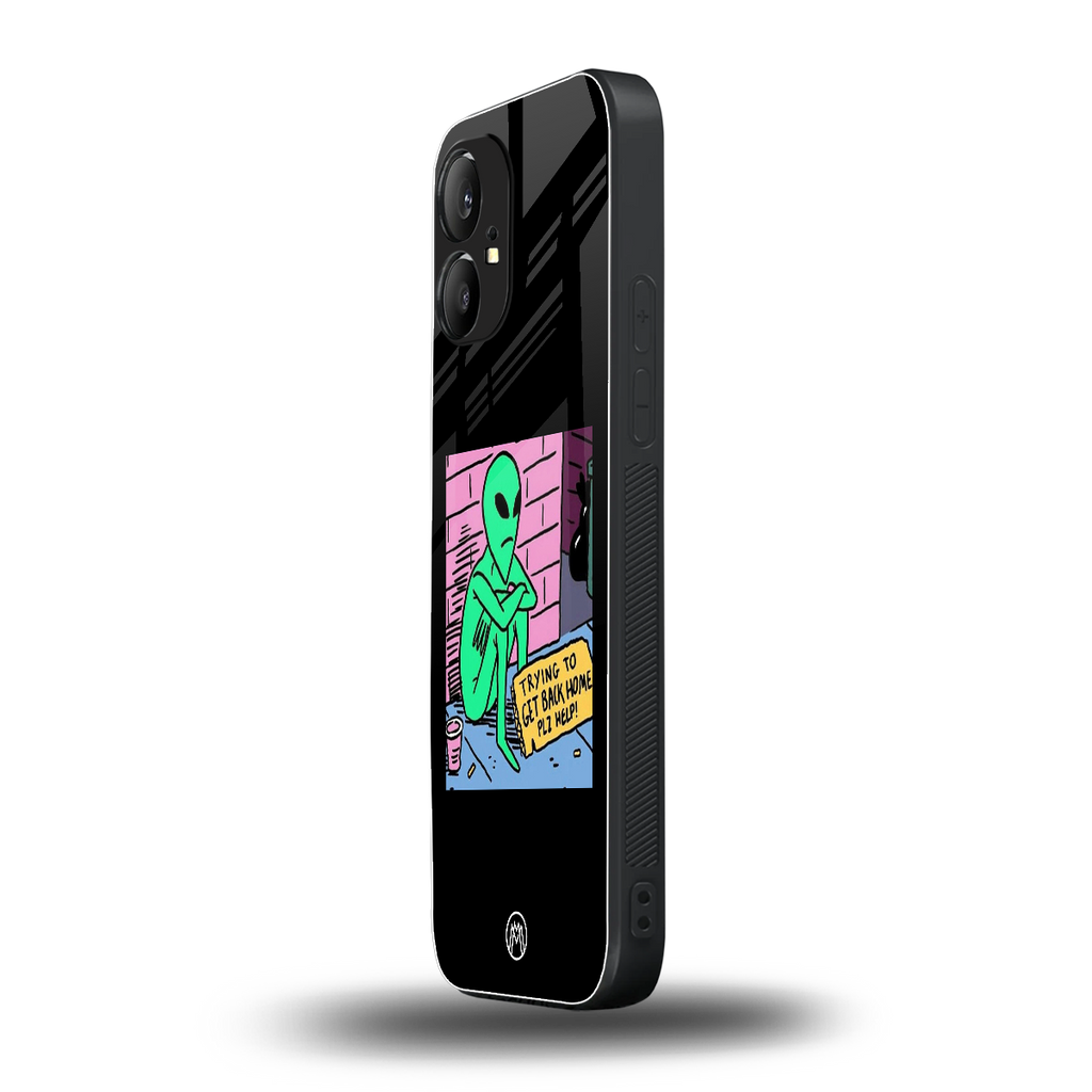 go home alien back phone cover | glass case for nothing phone 1