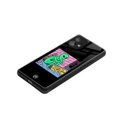 go home alien back phone cover | glass case for nothing phone 1