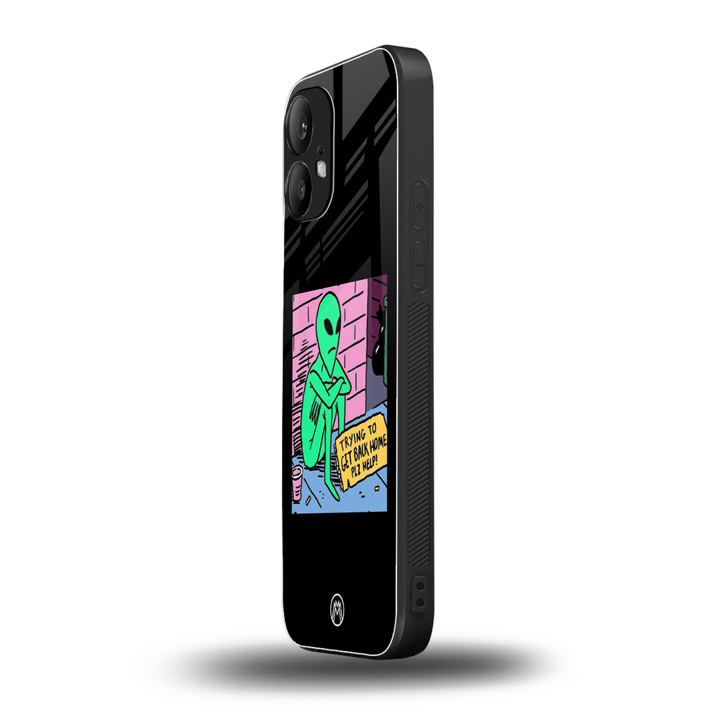 go home alien back phone cover | glass case for nothing phone 2