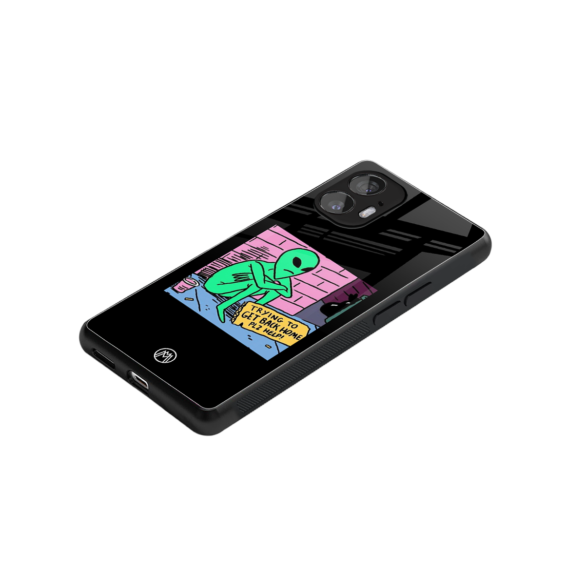 go home alien back phone cover | glass case for nothing phone 2