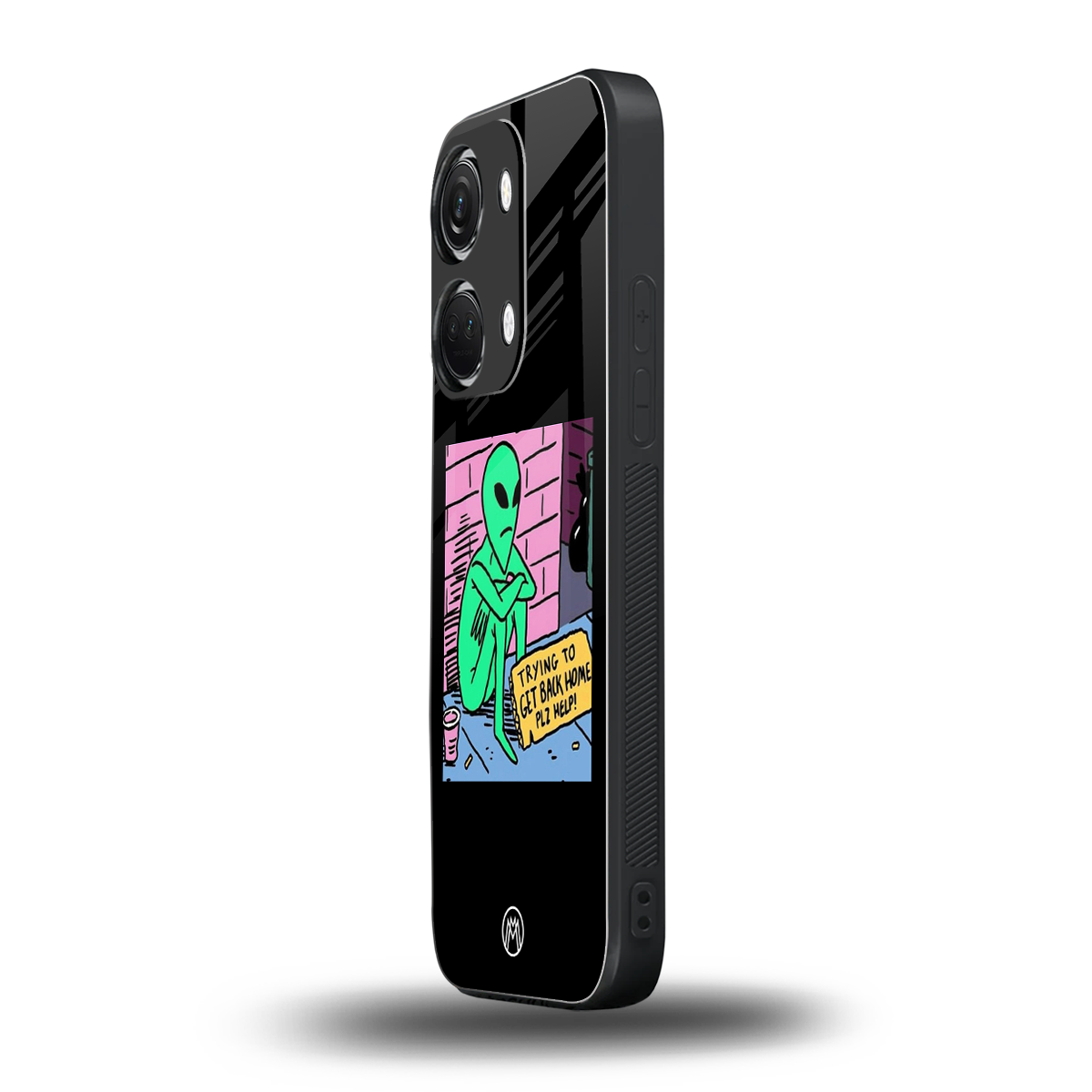 go home alien back phone cover | glass case for oneplus nord 3
