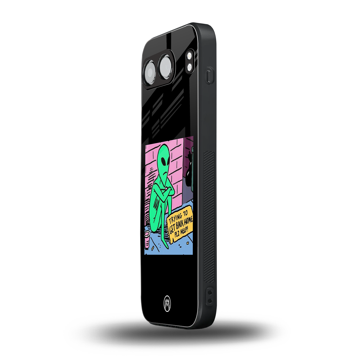 go home alien back phone cover | glass case for oneplus nord 4