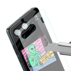 go home alien back phone cover | glass case for oneplus nord 4