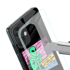 go home alien back phone cover | glass case for oneplus nord ce 3