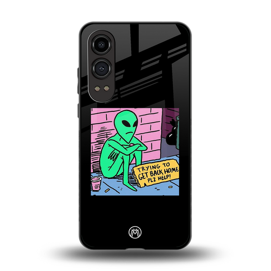 go home alien back phone cover | glass case for oneplus nord ce 4 lite