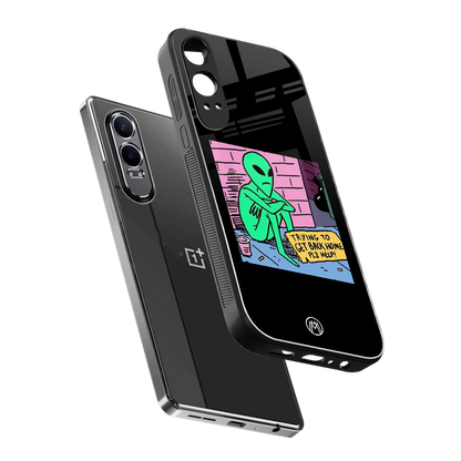 go home alien back phone cover | glass case for oneplus nord ce 4 lite