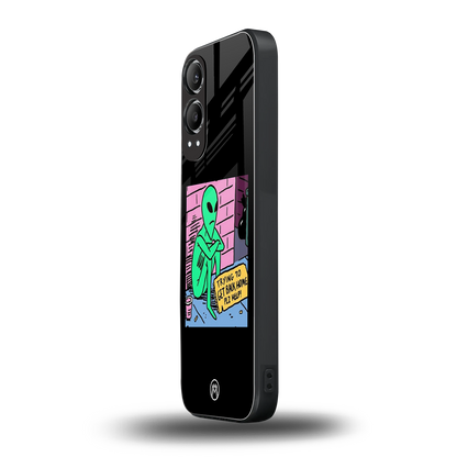 go home alien back phone cover | glass case for oneplus nord ce 4 lite