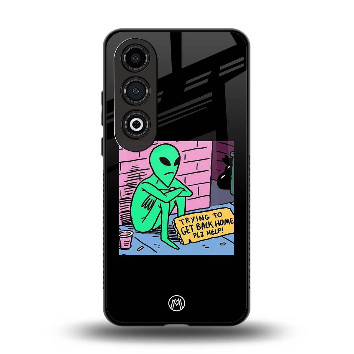 go home alien back phone cover | glass case for oneplus nord ce 4
