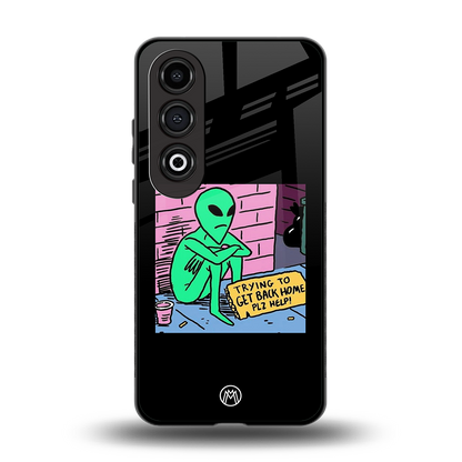 go home alien back phone cover | glass case for oneplus nord ce 4