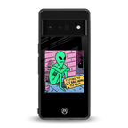go home alien back phone cover | glass case for google pixel 6 pro