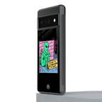 go home alien back phone cover | glass case for google pixel 6 pro