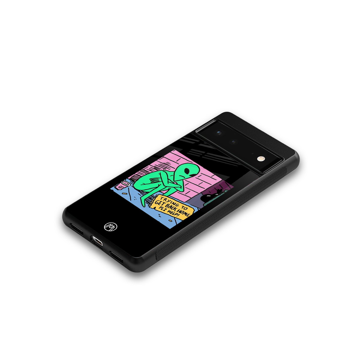 go home alien back phone cover | glass case for Google Pixel 6A