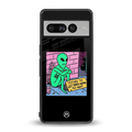 go home alien back phone cover | glass case for google pixel 7 pro