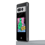 go home alien back phone cover | glass case for google pixel 7 pro