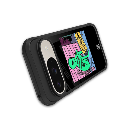 go home alien back phone cover | glass case for google pixel 9