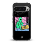 go home alien back phone cover | glass case for google pixel 9 pro