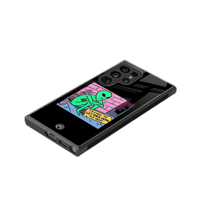 go home alien back phone cover | glass case for samsung galaxy s24 ultra