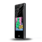 go home alien back phone cover | glass case for samsung galaxy s25 ultra