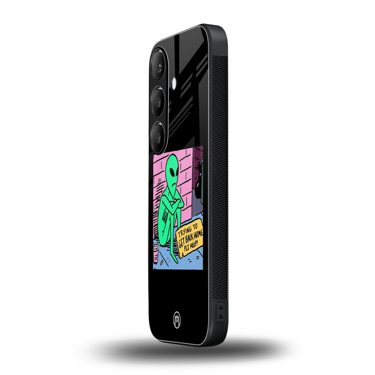 go home alien back phone cover | glass case for samsung galaxy s23 plus