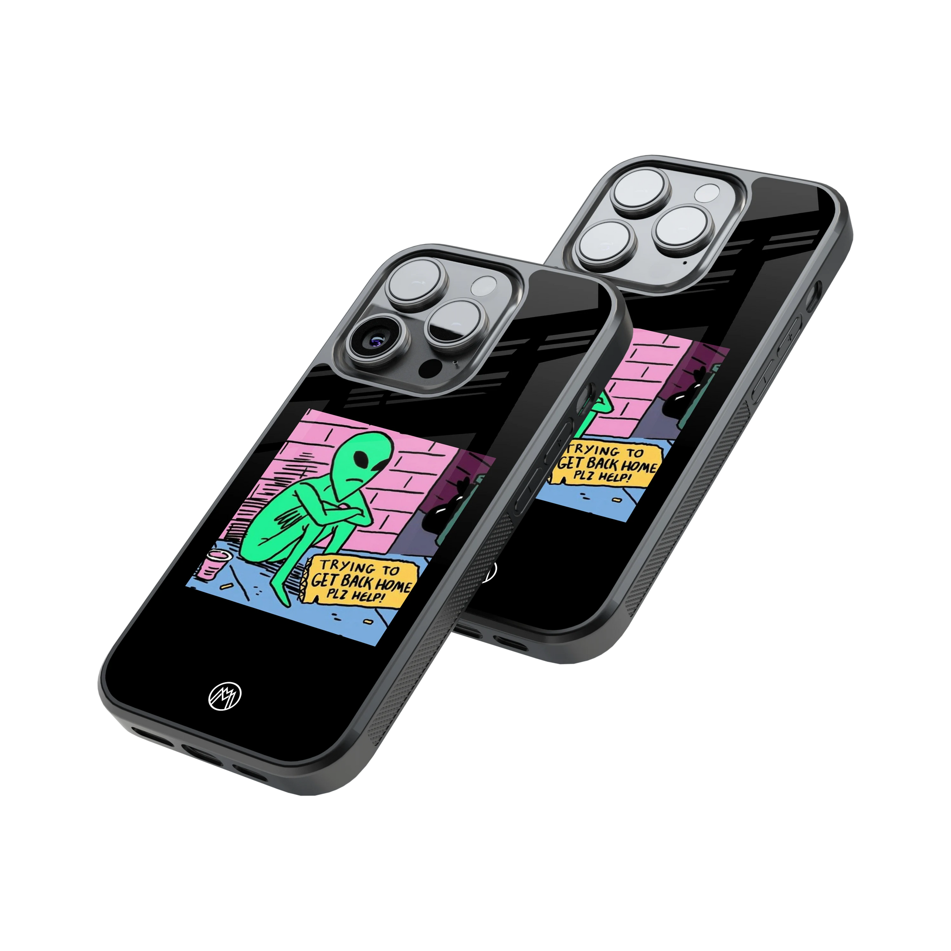 Protective Glass Back Phone Case Compatible with iPhone, Samsung, OnePlus, Pixel & More